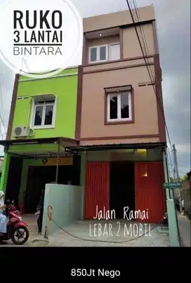 Dijual Ruko 3 lantai di Bintara, Bekasi Barat