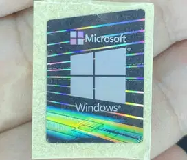 Stiker logo ms windows thn2021 ori