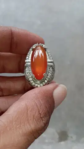 Cincin batu akik yaman asfar super HQ