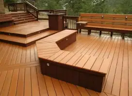 Lantai kayu Merbau , flooring lantai, decking