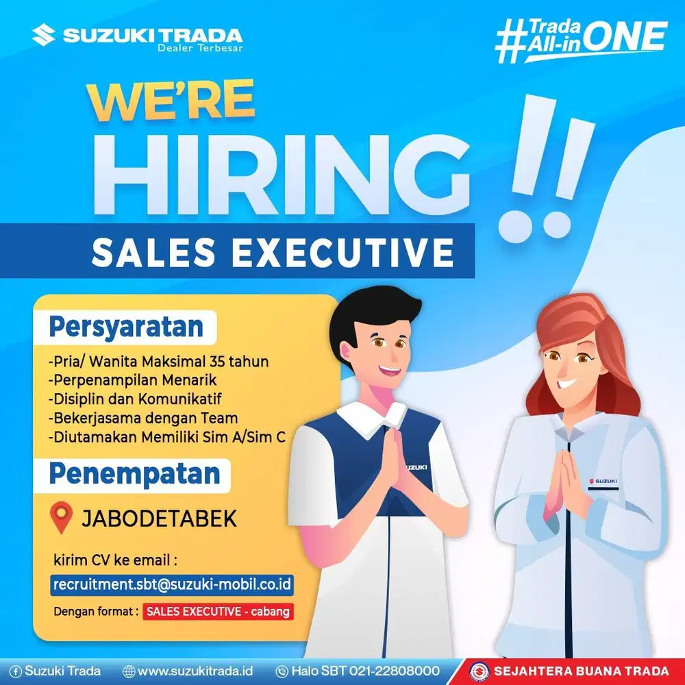 Dibutuhkan segera siap bekerja