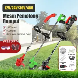 (RUMAH TEKNIK JOGJA)Pemotong rumput cordless