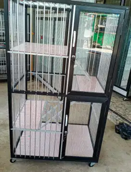 Kandang kucing aluminium minat segera kontak tlpon,WA harga terjangkau