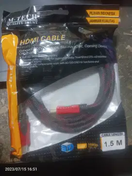 Kabel HDMI Serabut MTech 1.5M