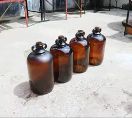 Botol Lawas/Botol Jadul Bekas Apotek/Botol Antik Kuping Dua