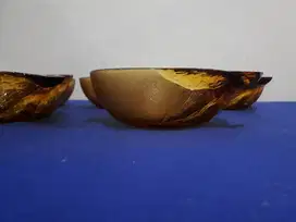Original Vintage Leaf Bowl Set (P-143) 5 pcs Mangkuk Daun 3D murah
