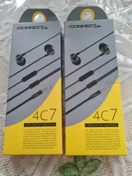 Earphone headset 4connect 4C7 little canon bass