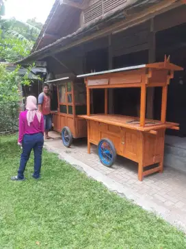 Gerobak angkringan pelitur baru