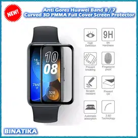 Anti Gores Huawei Band 8 / 7 Curved 3D Full Cover Screen Protector