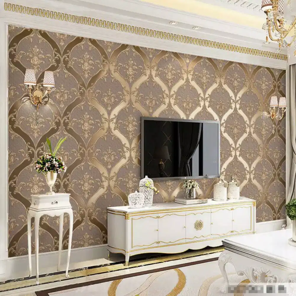 Jasa pasang wallpaper vinil