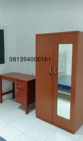 Lemari baju kosan + meja