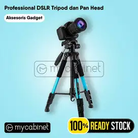 Professional DSLR Tripod & Pan Head Tripod Kamera DSLR Berkualitas