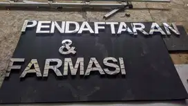 HURUF TIMBUL//PAPAN NAMA//NEON BOX//REKLAME//AKRILIK//MURAH