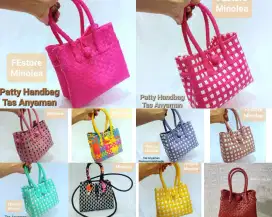 TAS ANYAMAN MURAH - TAS PATTY HANDMADE BAHAN PREMIUM LENTUR KUAT RAPI