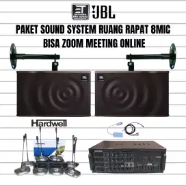 Paket Sound Ruang Rapat JBL ERTONEN 8 mic Bisa Zoom Meeting Online