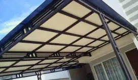 Kanopi minimalis, kanopi mewah alderon,kanopi baja ringan