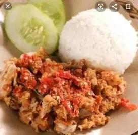 Geprek borneo delicious