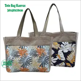 Tote Bag Goodie Bag Tas Kanvas Souvenir Seminar Kit Motive Goni