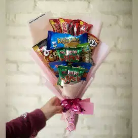 Buket snack dan hadiah