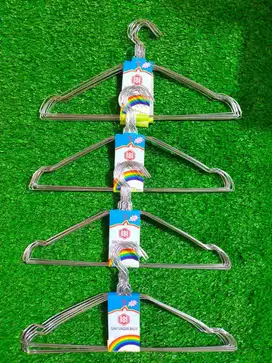 Hanger Baju Isi 10 Pcs/Gantungan Baju Polos [Emran Jaya Sejahtera]