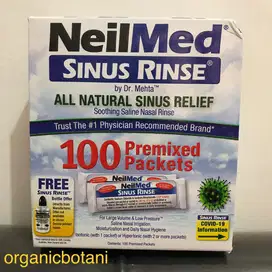 Neilmed Sinus Rinse isi 100 Pcs Premixed (TANPA BOTOL). Original USA.