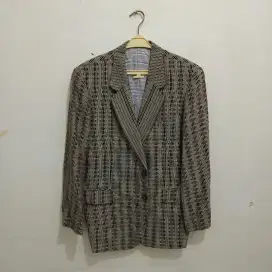 Jas/Jaket Pria tanpa Celana ,Bahan tenun tradisional