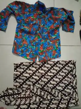 gagrak Jawa lengkap sepatu  anak tk