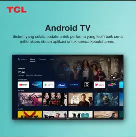 TCL 32 Smart TV Android Netflix Digital YouTube Garansi Resmi BARU