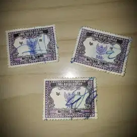 Materai/Meterai/Perangko/Prangko Pos 500 Rupiah Thn 1991 - 1995 Kuno