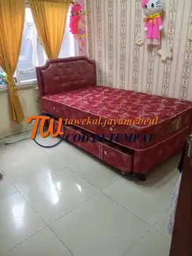 CENTRAL SPRINGBED SORONG SPRINGBED 2IN1 GARANSI PGAS 10 THN ATAS BAWAH