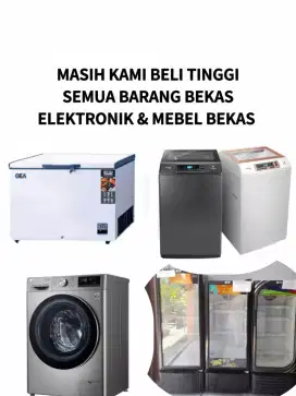 Monggo Tawarkan Elektronik dan Mebel Bekas TV Kulkas Mesin Cuci AC Dll