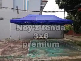 Tenda lipat matic biasa dan premium