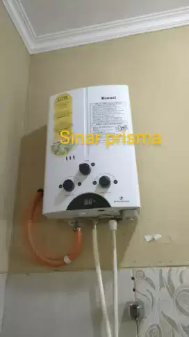 Paket water heater gas baru