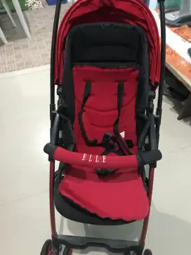 Stroller Elle merah