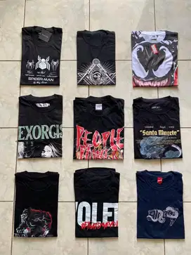 Borongan Bundling Kaos Hype Bermerk Bloods Spidey Illuminati Evolene