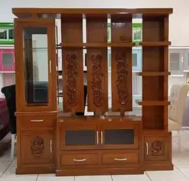 almari pajangan #almari partisi #almari hias #penyekat ruangan