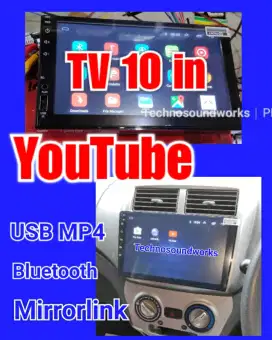 Tv 10 inch in Android semi cocok buat paket sound for audio