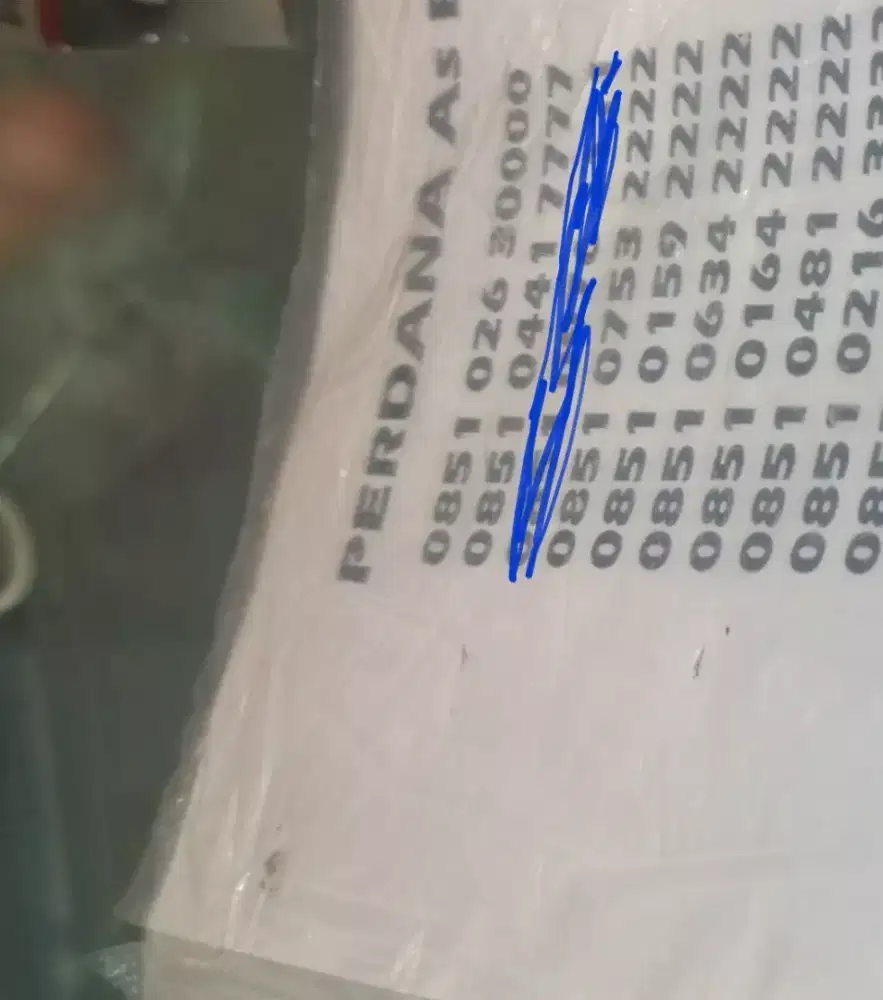 Kartu perdana as flexi combo sakti simpati cantik tag bkn by u bts