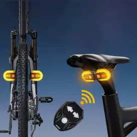FY lampu belakang sepeda tail light turn signal  USB charge with remot
