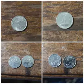 Koin 5 sen Malaysia thn 1995 & 2012 (3 keping)