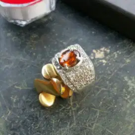 Batu Permata Garnet Hessonite Natural