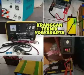 (KRANGGAN TEKNIK)cas aki charger aki motor mobil alat cas aki portable