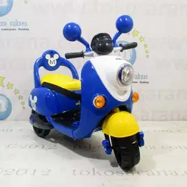 Pliko PK8500-RC Mickey Remote Control Blue Motor Mainan Aki