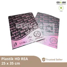 Plastik HD REA Tebal Tanpa Plong Packing Online Shop Ukuran 25 x 35 cm