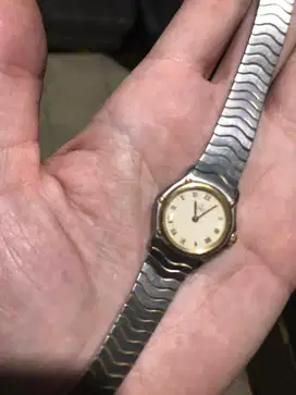 Jam ebel wave 166901 ladies 18k gold rare vintage original unpolish