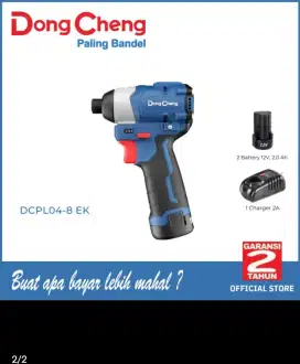 Mesin bor obeng 12V Impact driver DCPL04-8 DONGCHENG DCPL 04-8