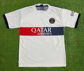 Jersey kaos baju futsal psg white