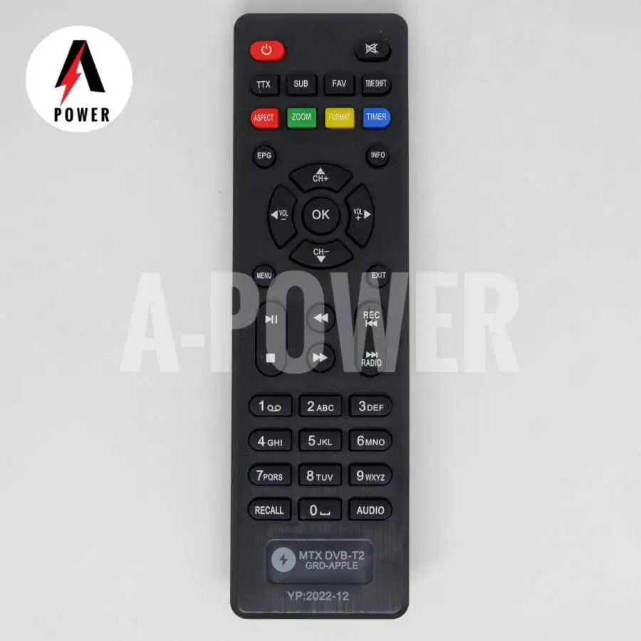 Remote STB Receiver Digital Parabola Matrix (langsung pakai)