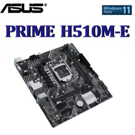 Paket Motherboard Asus Prime H510M-E + i5 10400F + Ram DDR4 16GB