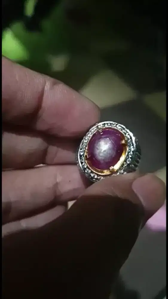 Natural Ruby star no heat